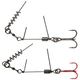 Оснащення Savage Gear SS Corkscrew Stinger 3G 1X #2/0 35kg Red + BN (2 шт/уп) - зображення 1