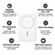 УМБ Hoco J140A Tony Magnetic MagSafe 15W + PD20W 5000 mAh White (BC_714867) - зображення 4