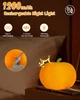 Светильник ночник силиконовый Тыква Pumpkin со встроенным аккумулятором и таймером - изображение 4