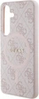 Etui plecki Guess 4G Collection Leather Metal Logo MagSafe do Samsung Galaxy S24 Pink (GUHMS24SG4GFRP) - obraz 6