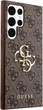Панель Guess 4G Big Metal Logo для Samsung Galaxy S24 Ultra Brown (GUHCS24L4GMGBR) - зображення 4