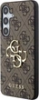Панель Guess 4G Big Metal Logo для Samsung Galaxy S24 Brown (GUHCS24S4GMGBR) - зображення 3