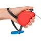 Рулетка зі шнуром для маленьких собак Ferplast Flippy One Cord Mini Red - зображення 3