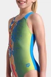 Купальник для девочек Arena Palette Swimsuit Swim Pro Back 164 см Салатовый, голубой (007918-608-164) - изображение 7