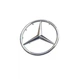 Емблема керма Mercedes-Benz хром 52 мм пластик (на тонких напрямних) - зображення 1