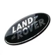 Емблема решітки Land Rover чорна 86х43 мм метал (на скотчі) OEM DAG500160 - зображення 1