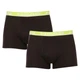 Трусы-боксеры Head BASIC BOXER 2P светло-зеленый, черный Чол M - изображение 1
