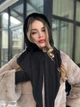 Косинка хустка норкова капор One Size чорна - изображение 5