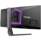 TFT 34' AOC AG346UCD, QD-OLED, UWQHD, 175Гц, 0,03мс, вигнутий, HDMIx2, DP, USB-hub, HAS, чорно-сірий - изображение 5