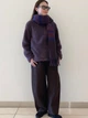Полушубок женский Uniqlo 673092398 L Фиолетовый (1159852029) - изображение 2