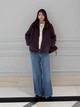 Полушубок женский Uniqlo 673092398 L Фиолетовый (1159852029) - изображение 3