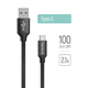 Кабель USB Type-C ColorWay CW-CBUC003-BK 2,1А 1м чорний - изображение 2
