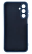 Чохол Silicone Case для Samsung Galaxy A16 / A165 бампер Soft Touch з мікрофіброю темно-синій - зображення 3