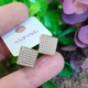 Сережки Xuping Jewelry довжина 1.5см ширина 1.5см медичне золото позолота 18К с1499 - зображення 3