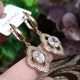 Сережки Xuping Jewelry довжина 4.2см ширина 1.7см медичне золото позолота 18К с1645 - зображення 3