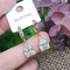 Серьги Xuping Jewelry длина 2.7см ширина 8мм медицинское золото позолота 18К с1395 - изображение 6