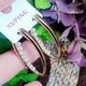 Серьги Xuping Jewelry длина 3.3см жемчуг медицинское золото позолота 18К с1633 - изображение 5