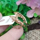 Серьги Xuping Jewelry длина 2.2см ширина 1.3см медицинское золото позолота 18К с1599 - изображение 4