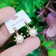 Серьги Xuping Jewelry длина 1.9см ширина 1.2см медицинское золото позолота 18К с1515 - изображение 5
