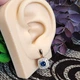 Серьги Xuping Jewelry длина 2.1см ширина 1.2см медицинское золото позолота 18К с1558 - изображение 6