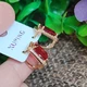 Серьги Xuping Jewelry длина 1.4см ширина 1.1см медицинское золото позолота 18К с1477 - изображение 4