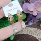 Серьги Xuping Jewelry длина 3см ширина 8мм медицинское золото позолота 18К с1604 - изображение 3