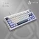 Дротова механічна клавіатура Ajazz AK650 Sea Salt switches Blue White Blue (AK650-SS-BWB) - зображення 15
