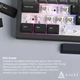 Дротова механічна клавіатура Ajazz AK650 Day Dream switches Gradient Black Grey (AK650-DD-BG) - изображение 10