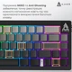 Дротова механічна клавіатура Ajazz AK650 Day Dream switches Gradient Black Grey (AK650-DD-BG) - изображение 13