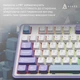 Бездротова механічна клавіатура Ajazz AK980 V2 Maillard Switch White (AK980-V2-M-PWB) - зображення 12