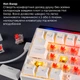 Дротова механічна клавіатура Ajazz NK68 Red switches White (NK68-R-W) - изображение 10