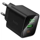 Сетевое зарядное устройство HOCO CS83A Excellent with digital display PD20W+QC3.0 (1USB-A/1C) (Black) (245465) - изображение 3