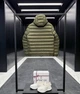 Чоловічий пуховик Moncler кольору хакі розмір XL - зображення 2