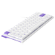 Клавиатура Ajazz NKL61 Wired Red Switch White Purple - изображение 2