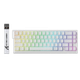 Клавіатура Attack Shark X68 HE Contours Side Printed RGB White - зображення 1