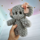 Вязаная мягкая игрушка Коала 18 см — ручная работа из меховой пряжи - изображение 2