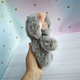 Вязаная мягкая игрушка Коала 18 см — ручная работа из меховой пряжи - изображение 3
