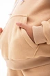 Детский спортивный утепленный костюм Kindamor Warm Autumn Beige для девочки, флис 116 см бежевый - изображение 13