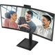 Монітор AOC 34" CU34E4CW Curved UWQHD VA 120Hz (CU34E4CW) - зображення 3