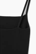 Сукня жіноча COS square-neck knitted slip dress 1222936001 S Чорний - изображение 6