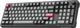 Клавиатура беспроводная GamePro Asgard Drakkar Keychron Super Red Switch Black (MK305BK) - изображение 1