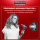 Профессиональный фен Super Hair Dryer 1 насадка по защите волос насадка Концентратор с ионизацией сушка любых волос красный - изображение 6