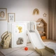 Дитячий ігровий комплекс Tower Mealux KD-B013 White/Brown левеня - зображення 3