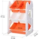 Дитячий стелаж для зберігання Coral Mini Mealux KD-E021 Orange 70х34х44 см - зображення 2