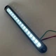 Габаритний світлодіодний LED ліхтар 15 діодів 250×28×16 мм (12–24V) білого світіння (статичний/хвиля режим) для вантажівок та причепів - зображення 8