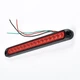 Габаритний світлодіодний LED ліхтар 15 діодів 250×28×19 мм (12–24V) червоного світіння (статичний/тьмяний режим) для вантажівок та причепів - зображення 1