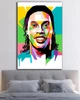 Картина з футболістом - Ronaldinho Art - 40х60 см - зображення 4