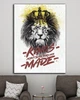 Мотиваційна картина Лев у короні в офіс - Lion Kings Made - 60х80 см - изображение 4