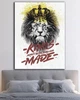 Мотиваційна картина Лев у короні в офіс - Lion Kings Made - 60х80 см - изображение 5