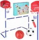 Bramka piłkarska KIK 2 w 1 z tablicą do koszykówki KX3001 (5903039768246) - obraz 6